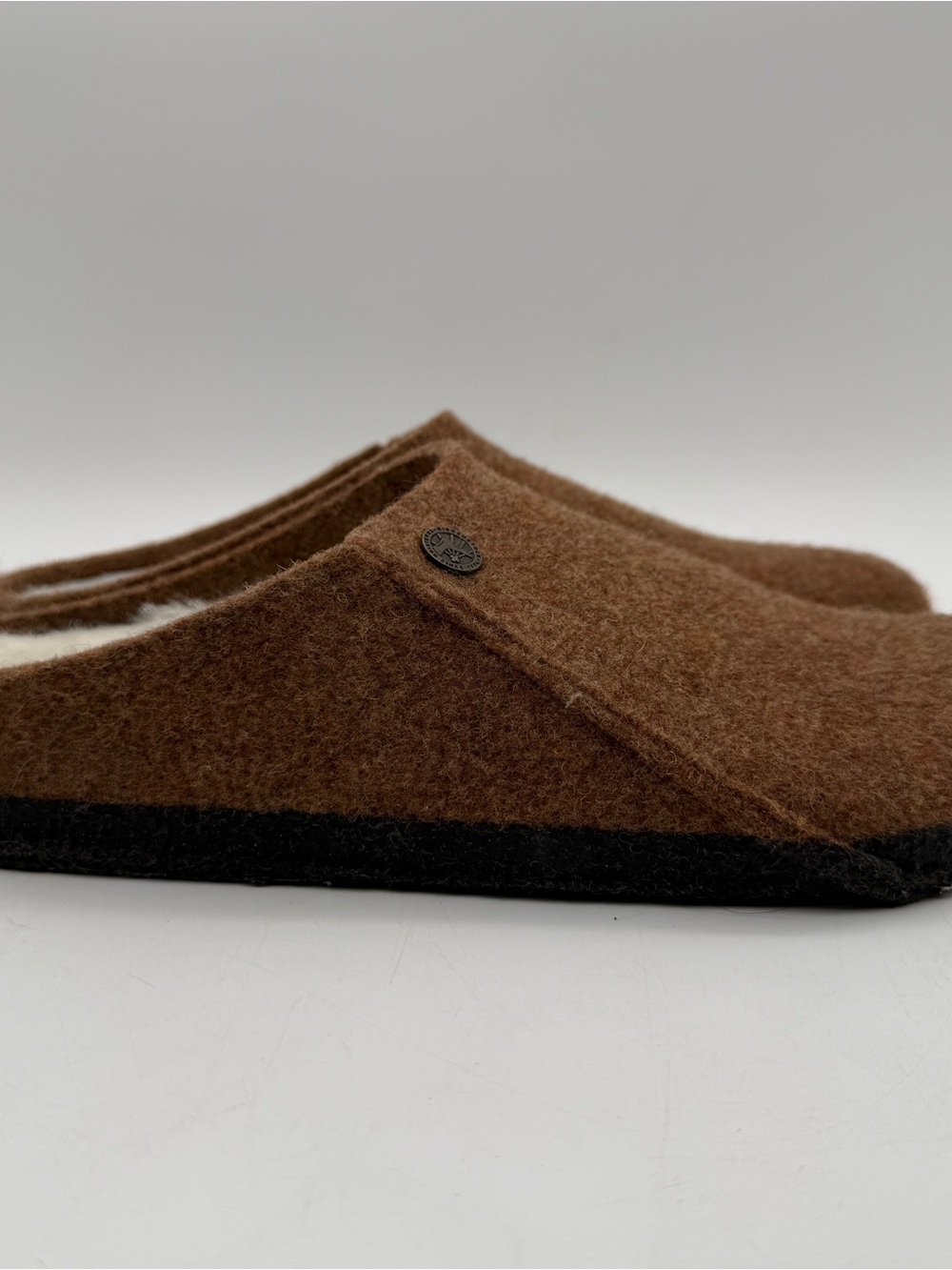 Birkenstock Womens Zermatt Shearling Wool Slippers Toffee EU 40 US 9-9.5